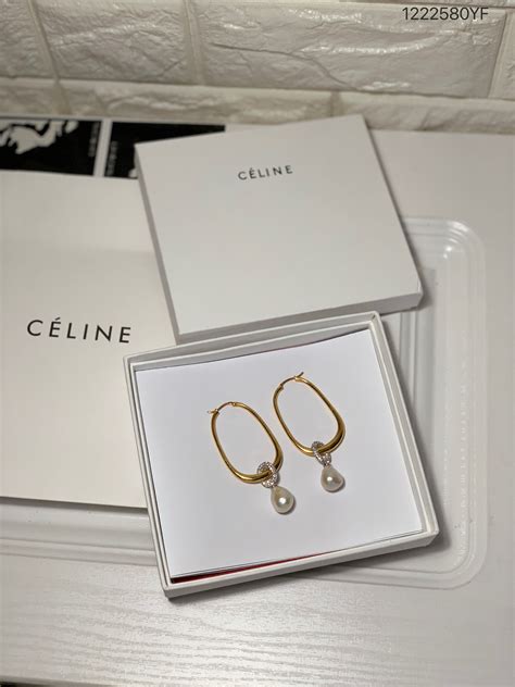 celine earrings packaging|vintage Celine earrings.